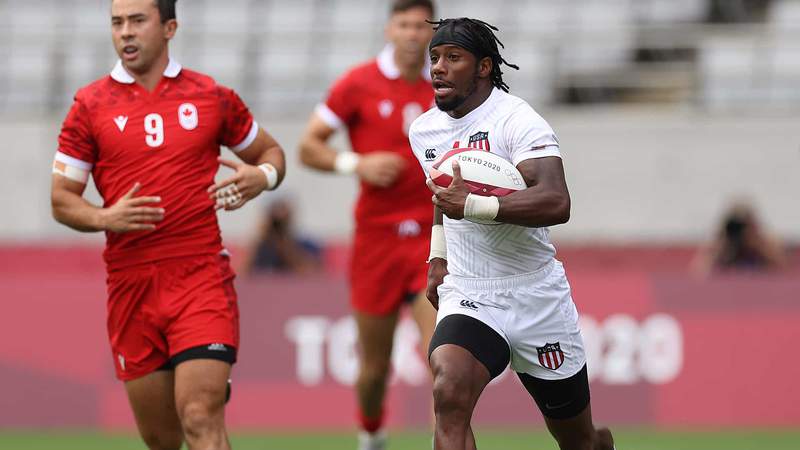 Carlin Isles scores twice, leads Team USA past Canada in rugby 7s