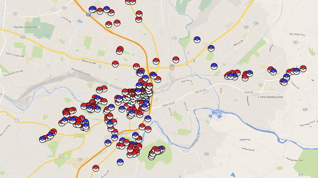 Pokemon Go Explained And A Map Of Gyms And Pokestops