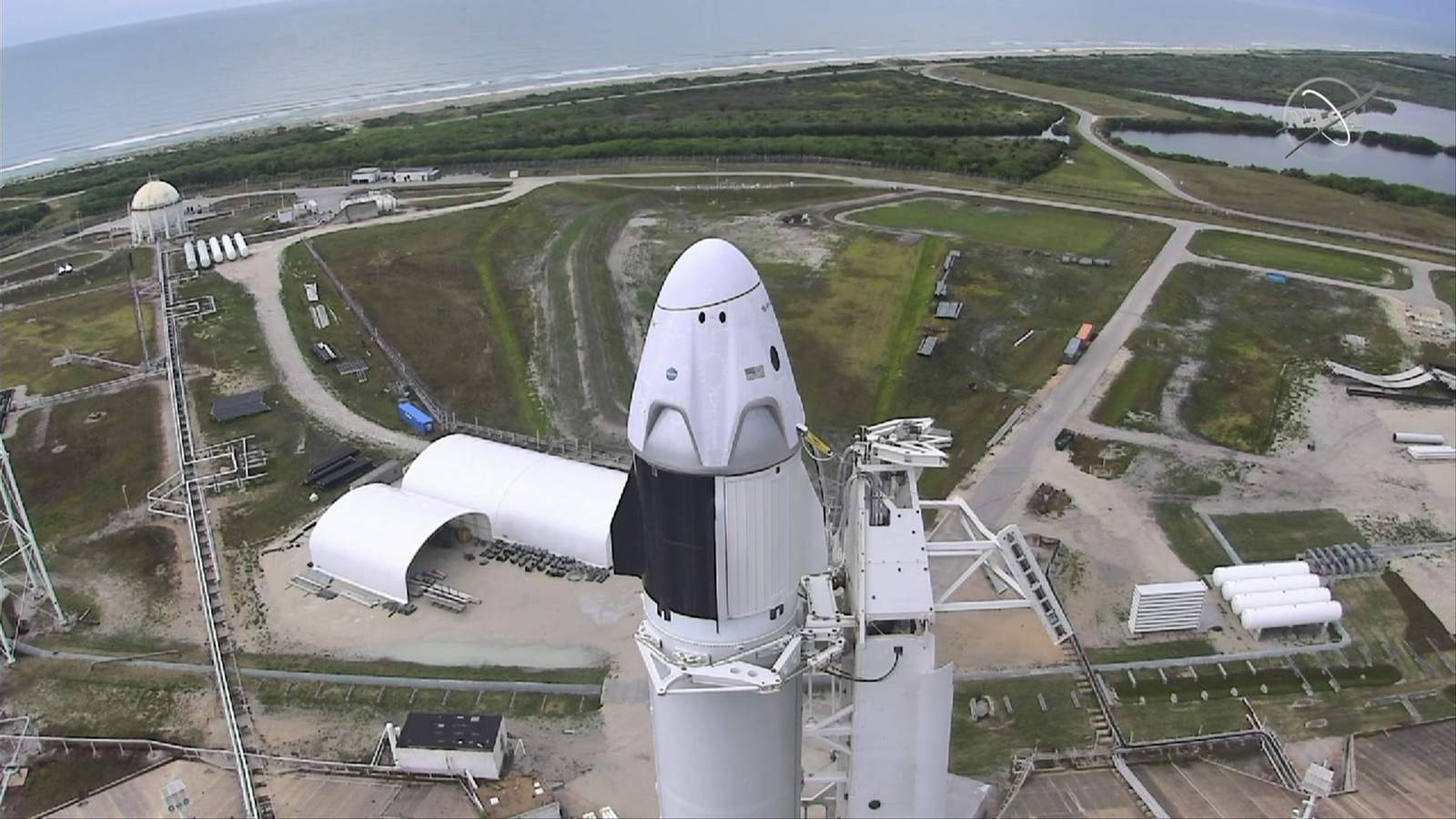WATCH: SpaceX Dragon capsule launching NASA astronauts