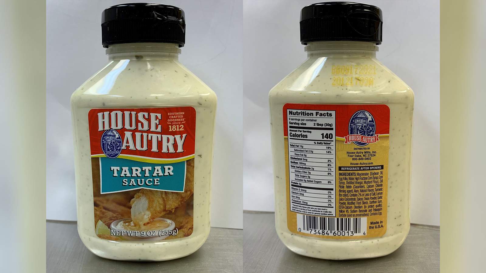 House Autry expands its tartar sauce recall