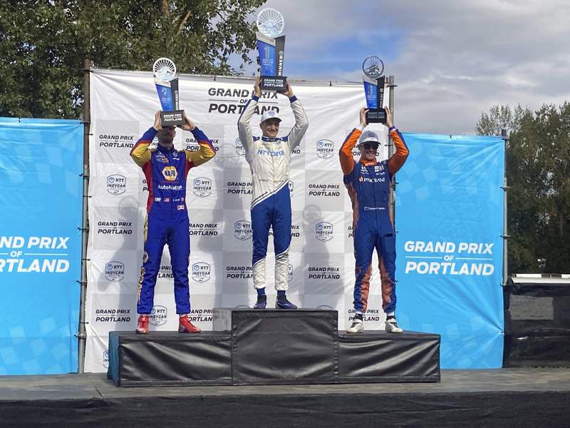 Alex Palou recovers in Portland for 3rd win and IndyCar lead