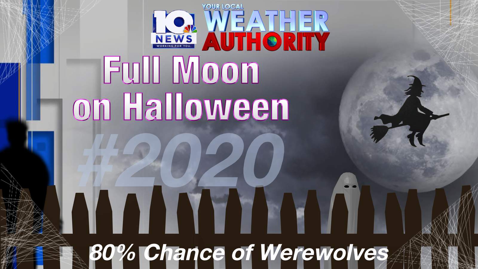 SPOOKY! First full moon on Halloween since World War II