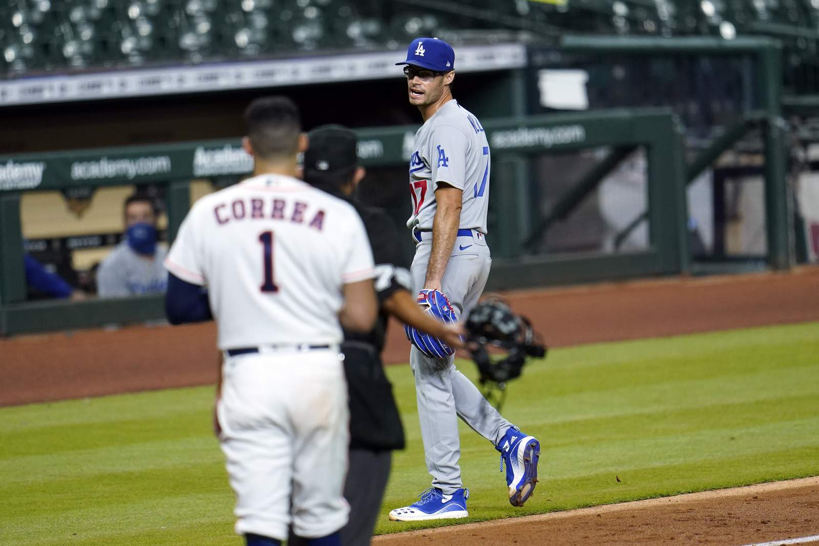 Dodgers' Kelly suspended 8 games for buzzing, mocking Astros