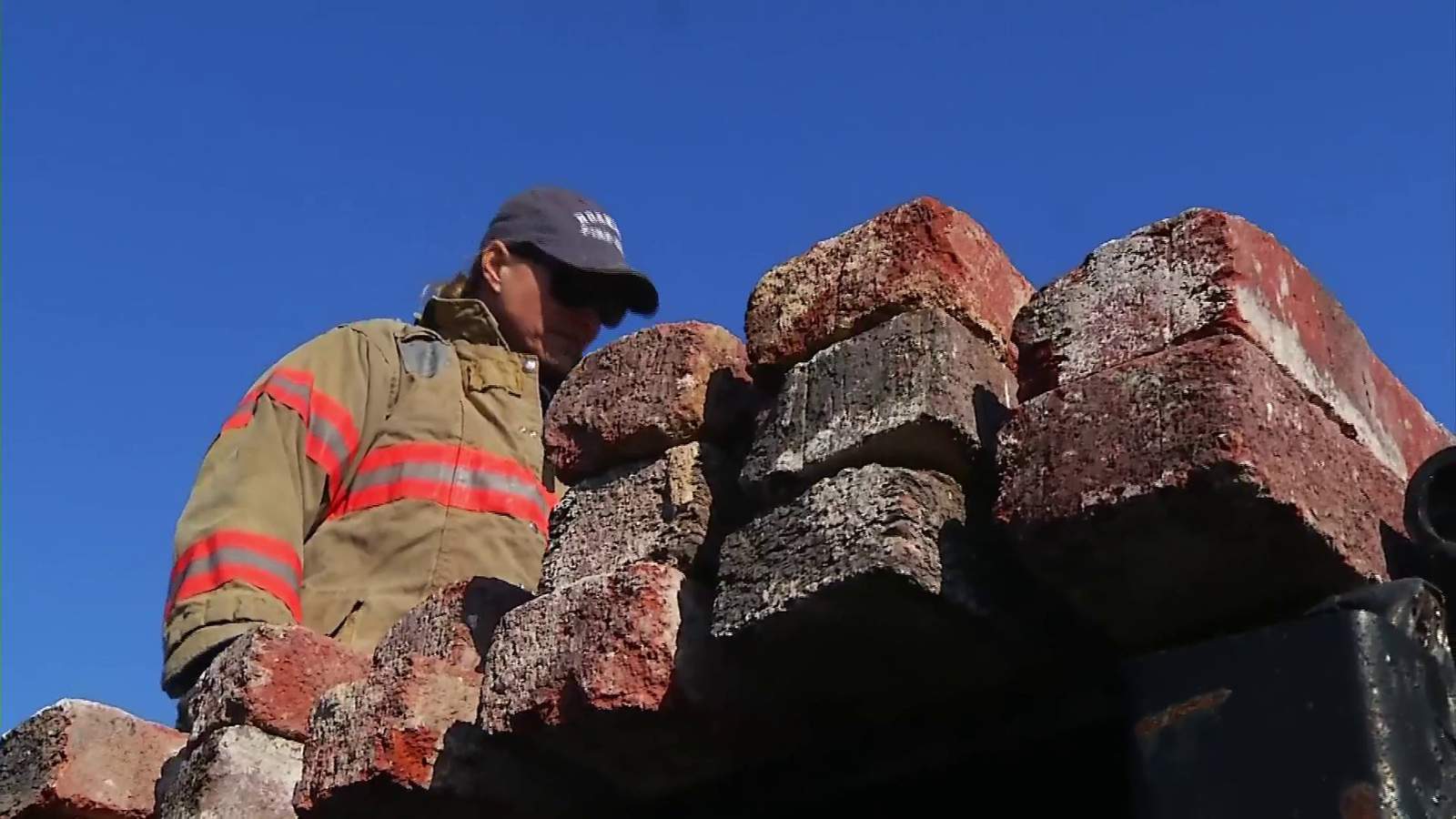 Roanoke Fire EMS gives away bricks from demolished Fire Station 7