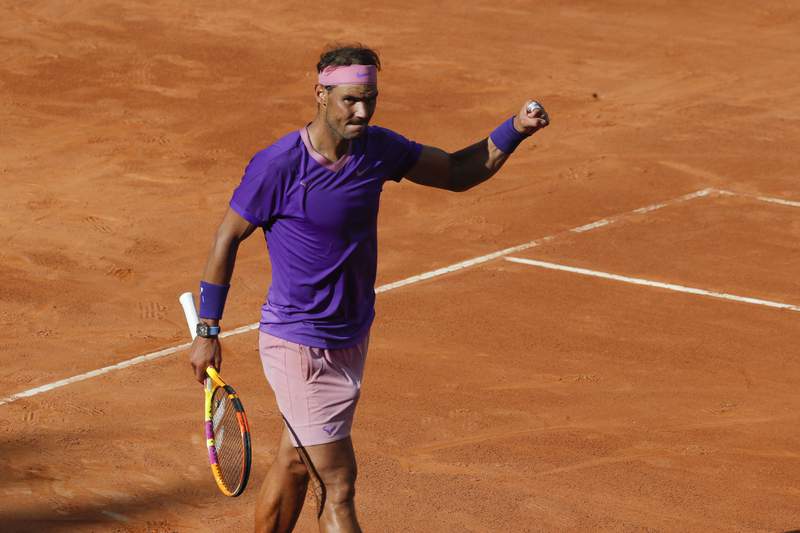 Never count him out: Nadal rallies past Shapovalov in Rome