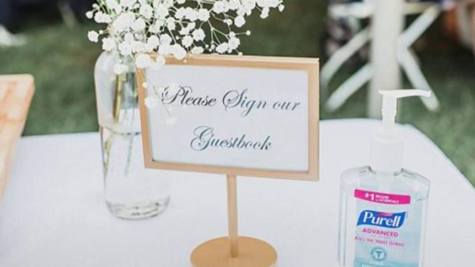 Sanitization stations every wedding should have