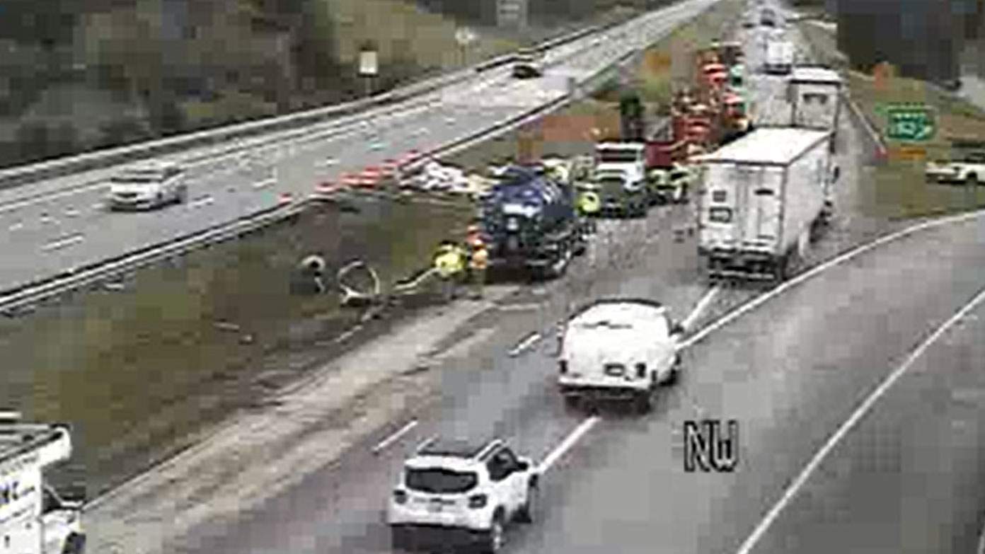 I-81 tractor-trailer crash in Botetourt County caused delays