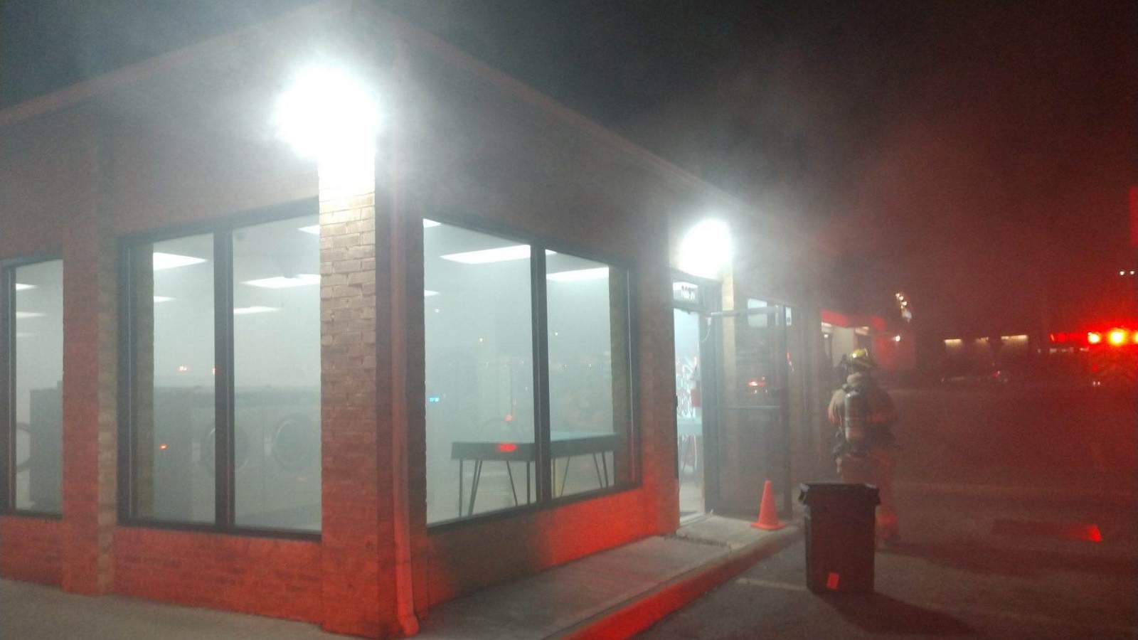No one hurt after laundromat fire in Roanoke
