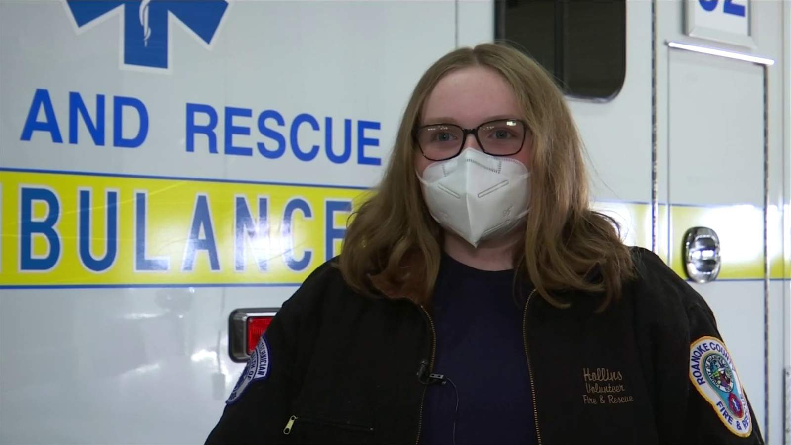 Roanoke County high school senior fulfills her dream by becoming a volunteer EMT
