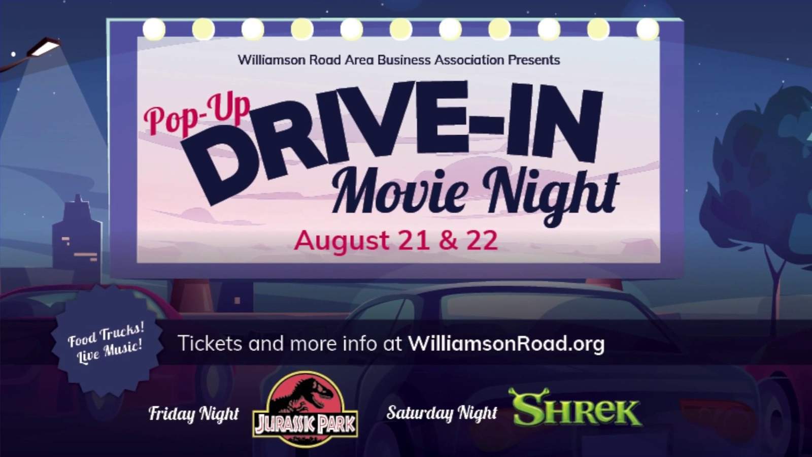 Drive-in movie option now located in Roanoke!