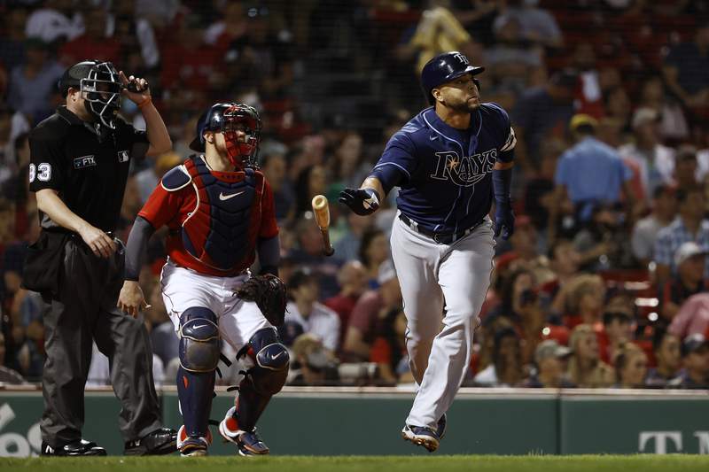 Cruz, 41, oldest to hit 3O HRs in year, Rays bop Bosox 12-7