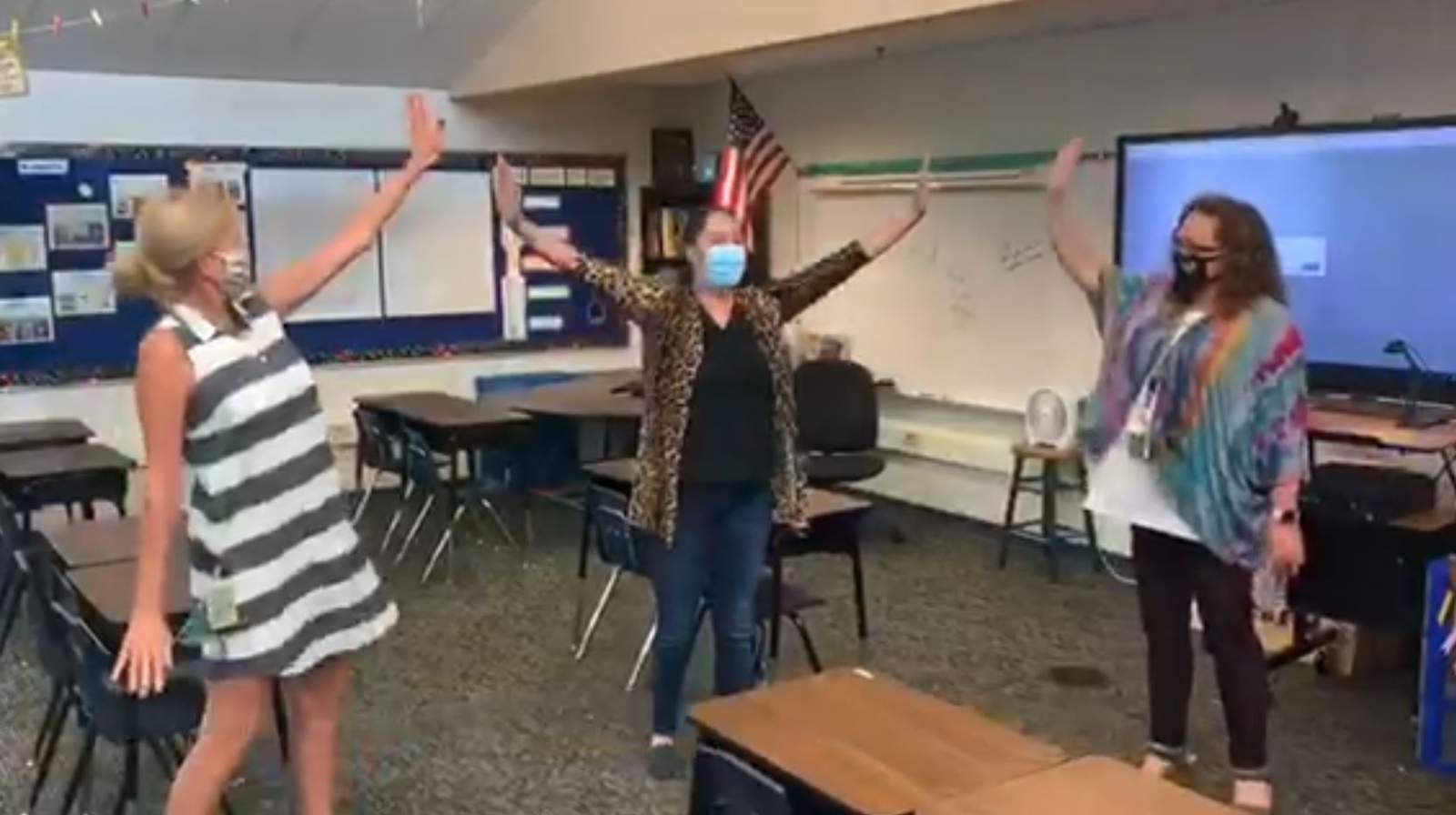 Teachers, staff make rap video to get kids to wear masks