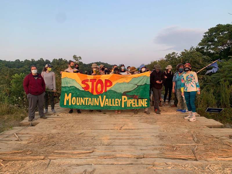 Ten Mountain Valley Pipeline protesters lock themselves to equipment, other blockades in Montgomery County