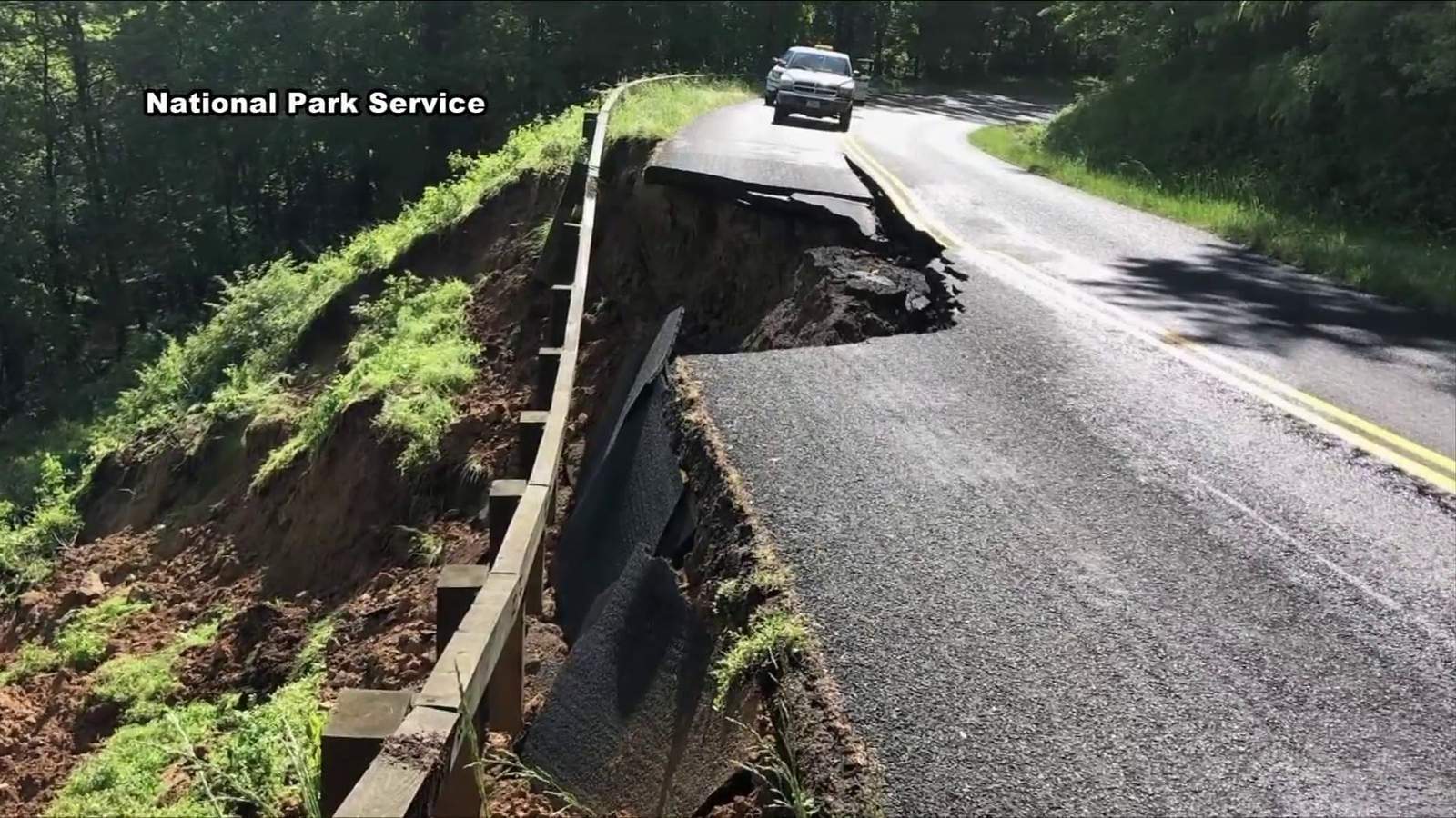 Road closures could last weeks after heavy rain washes out major roadways