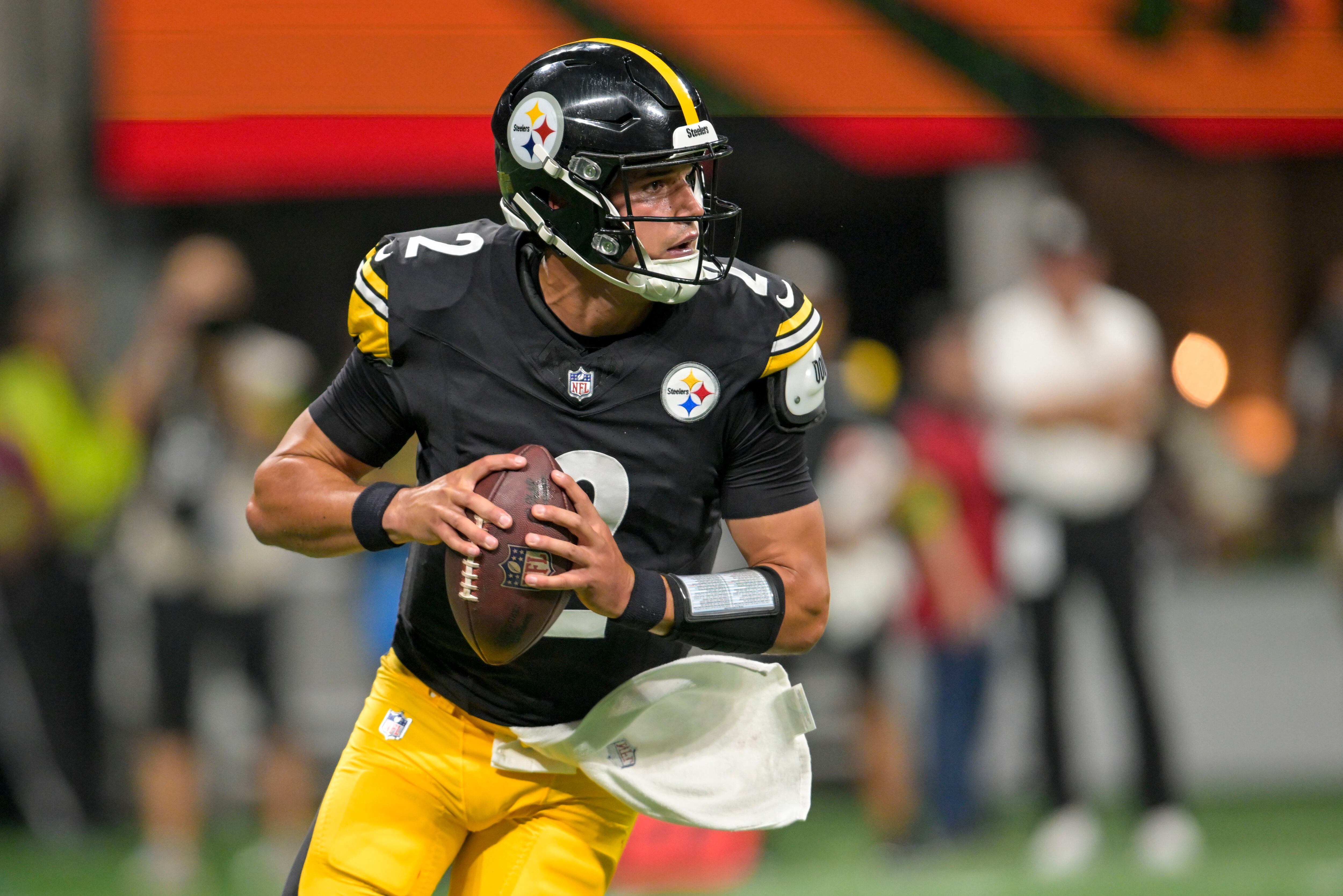 Kenny Pickett and the Steelers' starters cap an impressive preseason in a  win over the Falcons