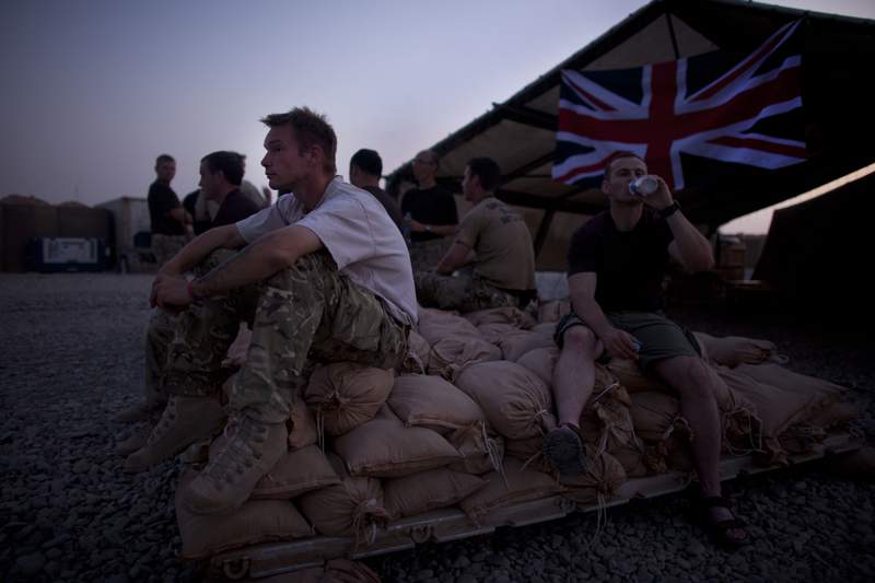 Bitter blow: UK's former hub in Afghanistan taken by Taliban
