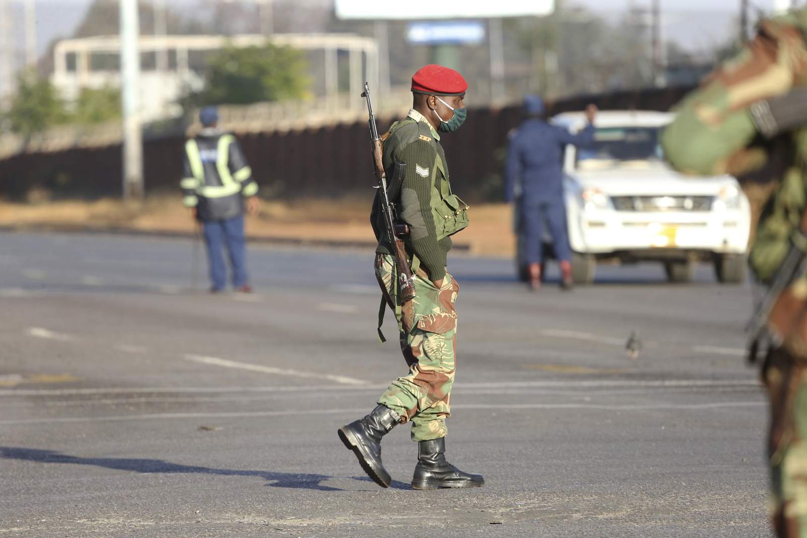 Scores of Zimbabwe protesters arrested, military in streets