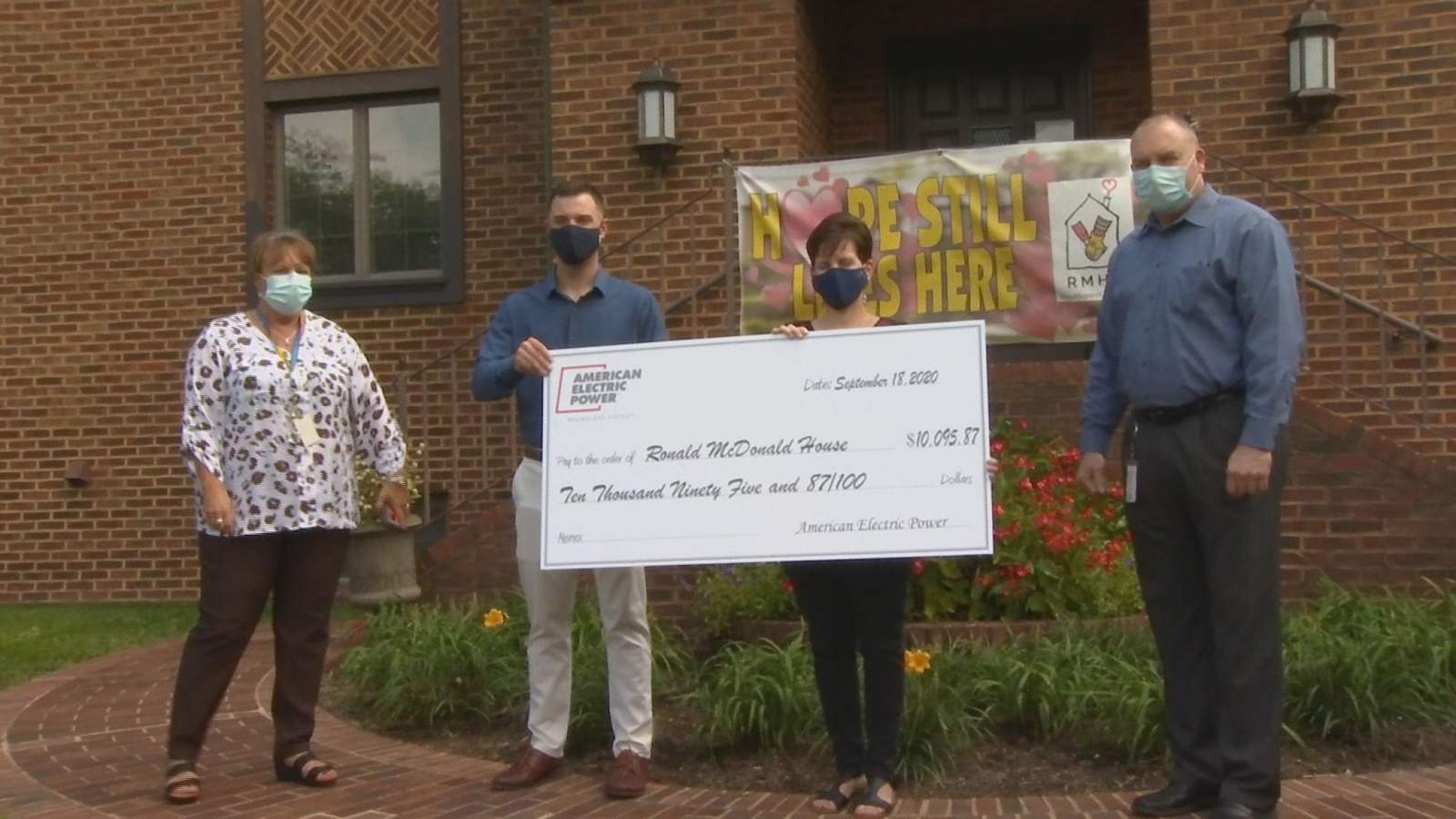 AEP donates more than $10,000 from recycling to Ronald McDonald House