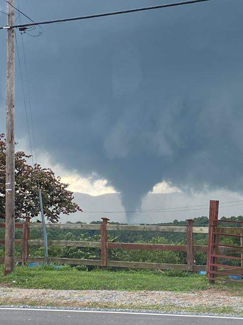 PHOTOS: Tornado reported in Botetourt County