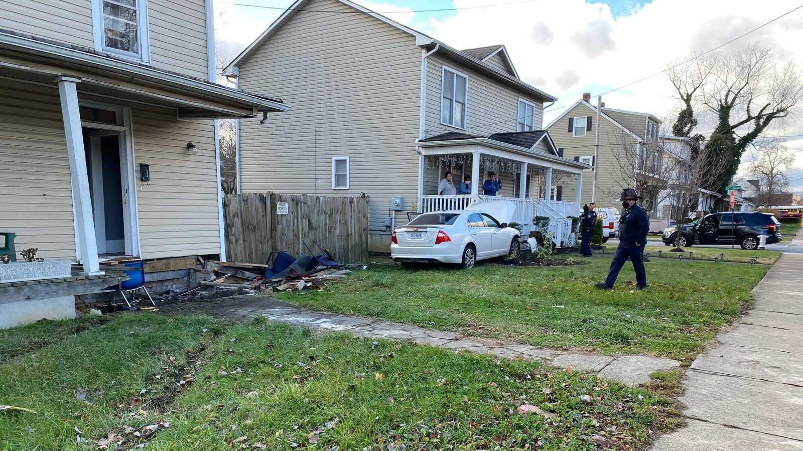 Driver charged after crashing into two houses in northwest Roanoke