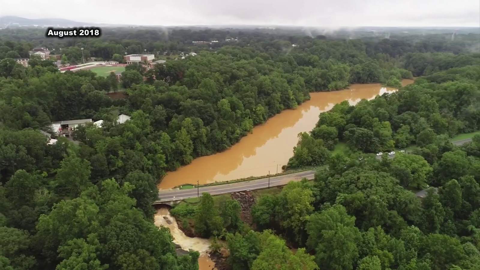 Lakeside Drive closed Saturday as crews study Lynchburg’s hazardous dam - WSLS 10