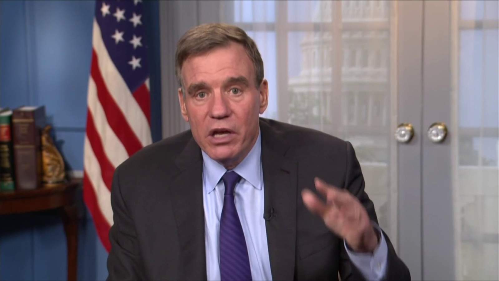 Sen. Mark Warner discusses affordable housing, Capitol riot during news conference