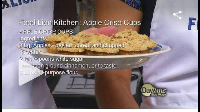 Food Lion Kitchen: Apple Crisp Cups