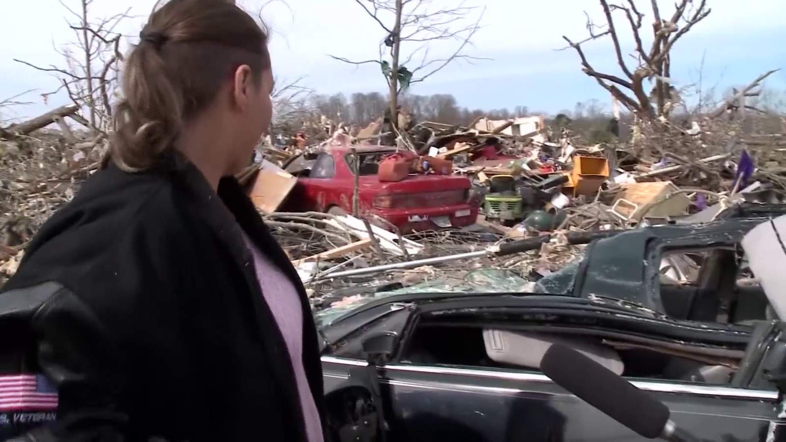 Tennessee tornado survivor talks about brush with death