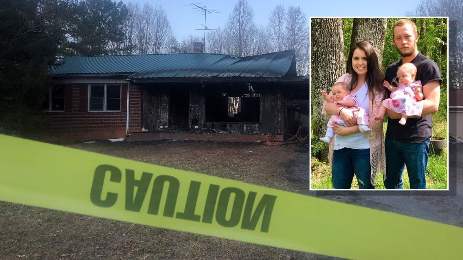 Father, 11-month-old twin daughter die in Appomattox County house fire