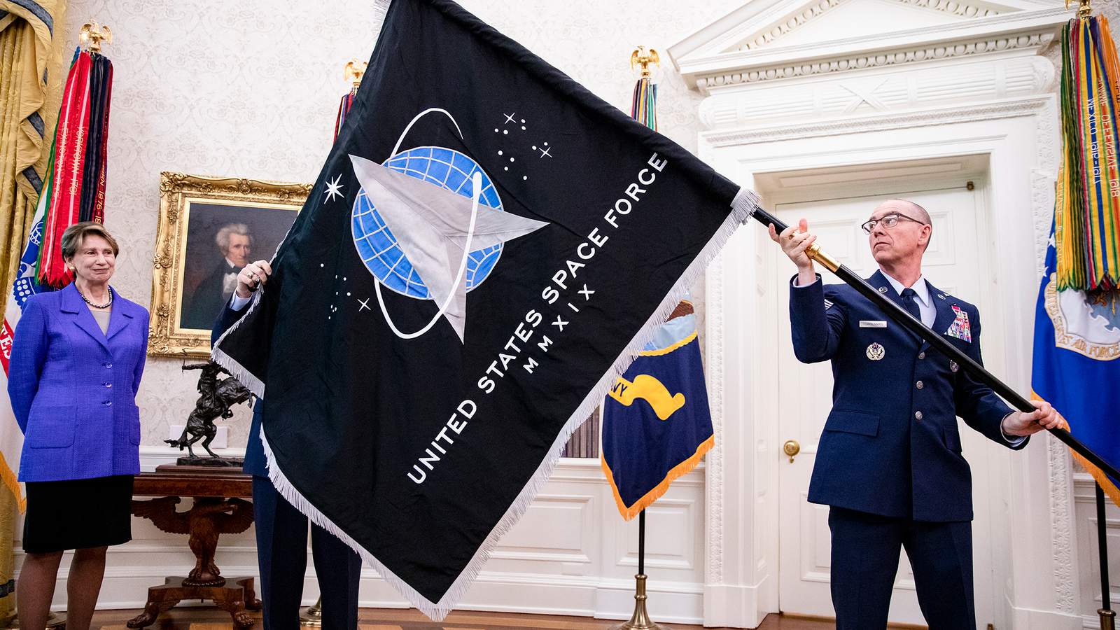 WATCH: White House holds celebration to mark Space Force’s first anniversary
