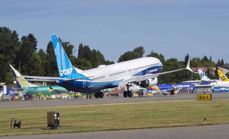 Boeing's newest version of the 737 Max makes first flight