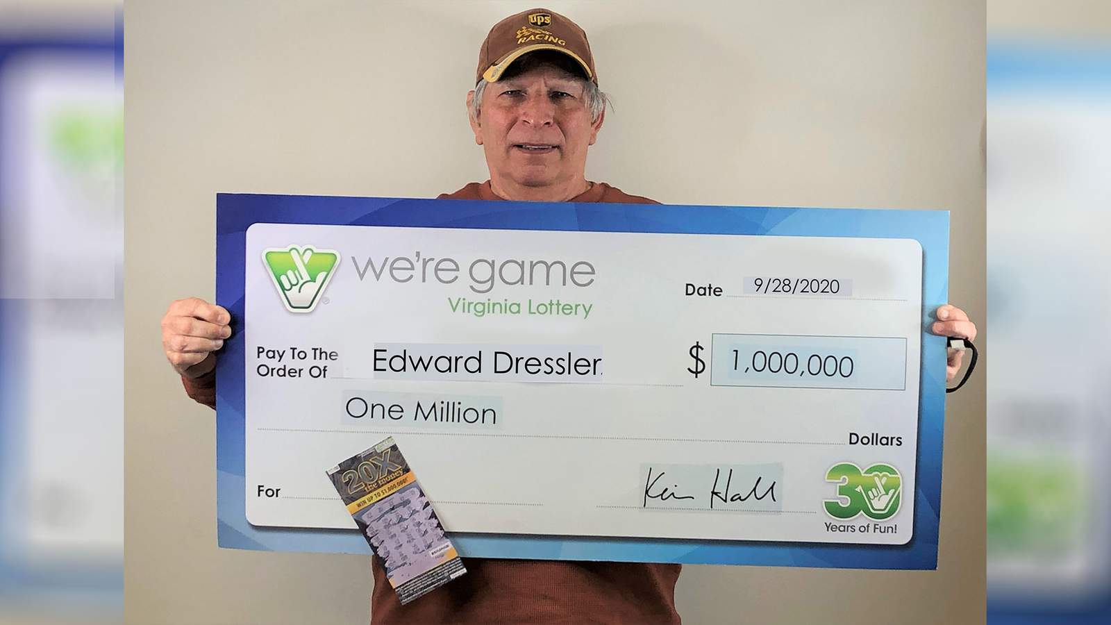 Covington man wins $1 million from a scratcher, only immediate plan is to donate to his church
