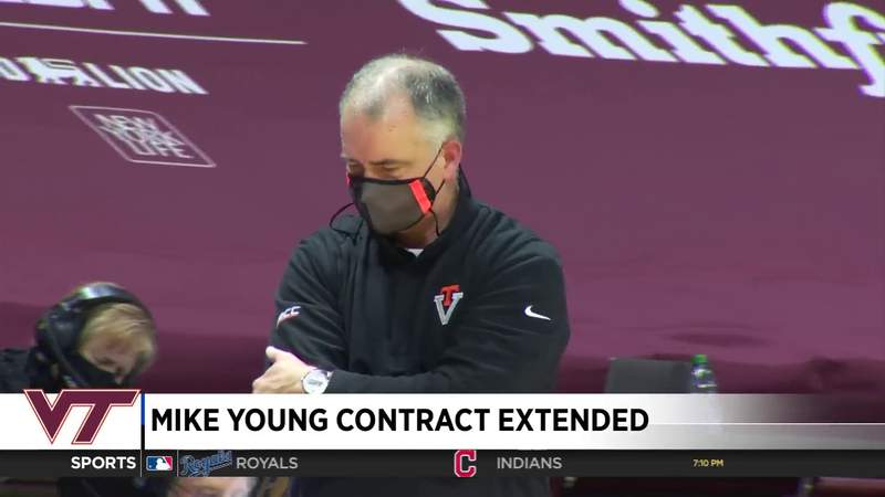 Hokies Mike Young’s contract extended through 2027 season