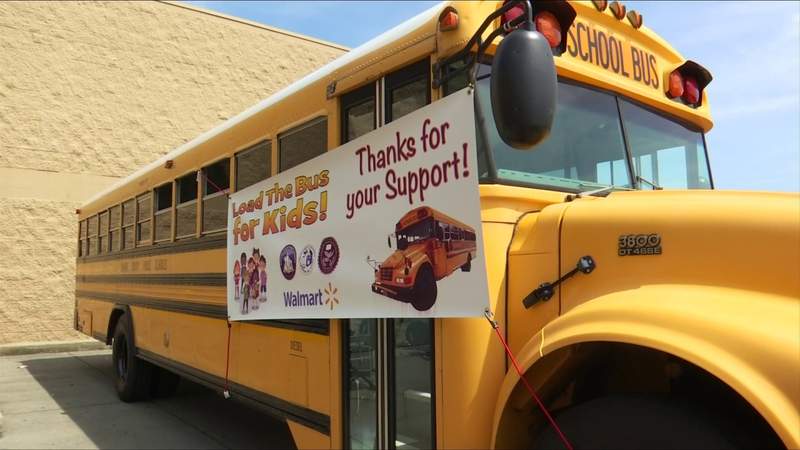 Walmart stores across the Roanoke Valley host Load the Bus campaign