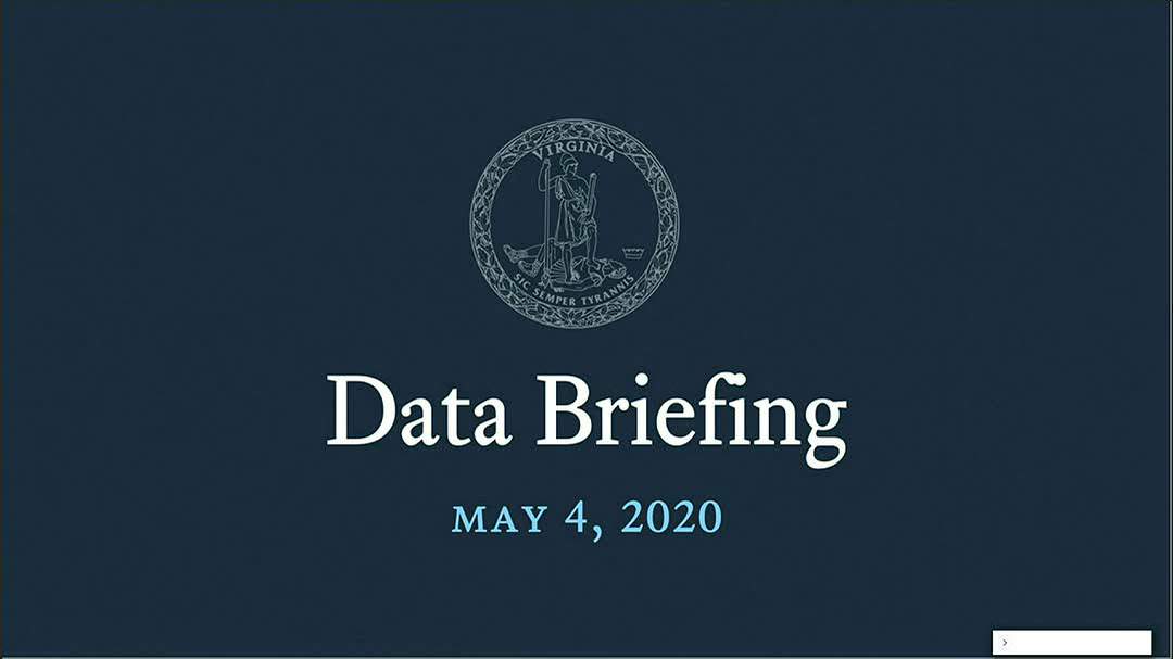 May 4 Virginia coronavirus data briefing - clipped version