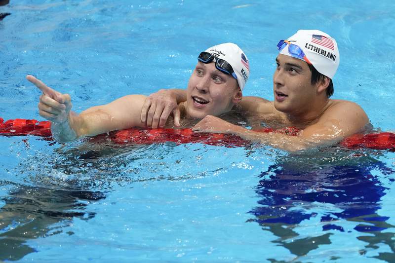 Flying start: American swimmers do just fine without Phelps