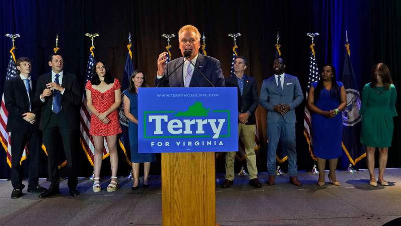 Terry McAuliffe wins Democratic nomination in Virginia governor race