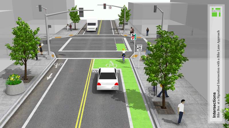 Blacksburg adding bike boxes at certain intersections to prevent crashes