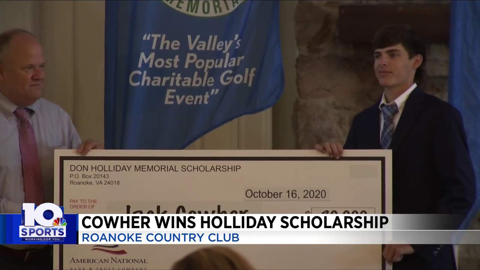 Cave Springs Jack Cowher awarded Don Holliday Memorial Scholarship