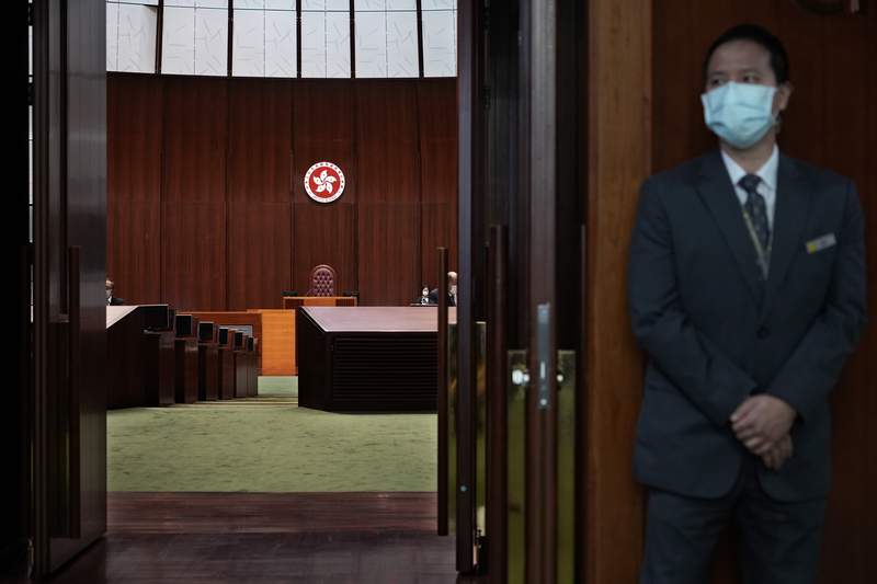Hong Kong legislature resumes debate to change electoral law