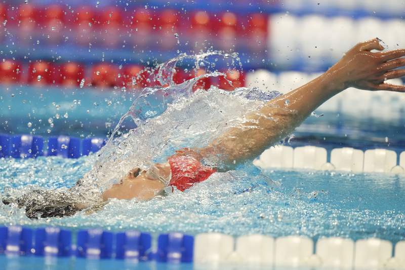 Dressel, Ledecky romp to wins at US Olympic swim trials