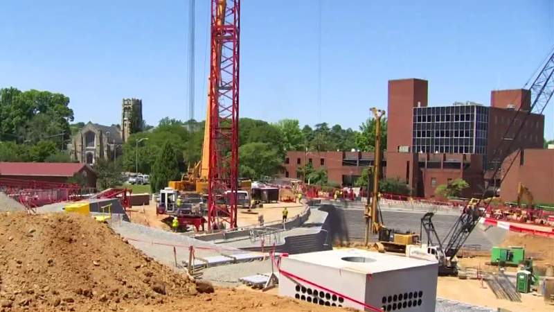 240-ft. crane rises in Roanoke’s skyline as Crystal Spring Tower construction begins