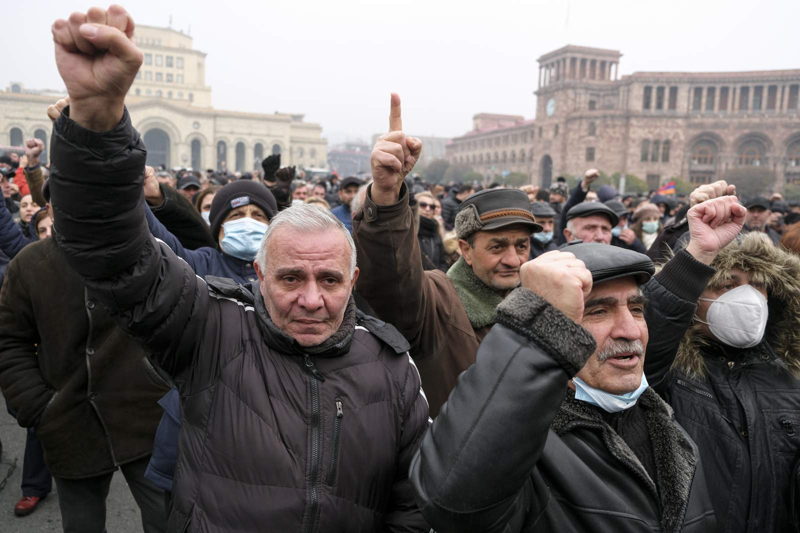 Thousands protest in Armenia, demand PM's resignation