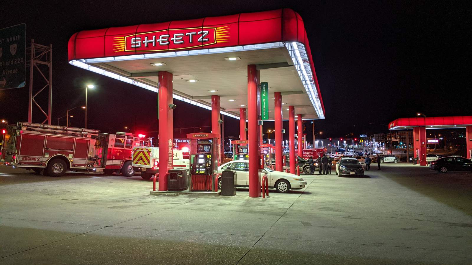 Large police presence in connection to narcotics investigation at Sheetz on Orange Ave