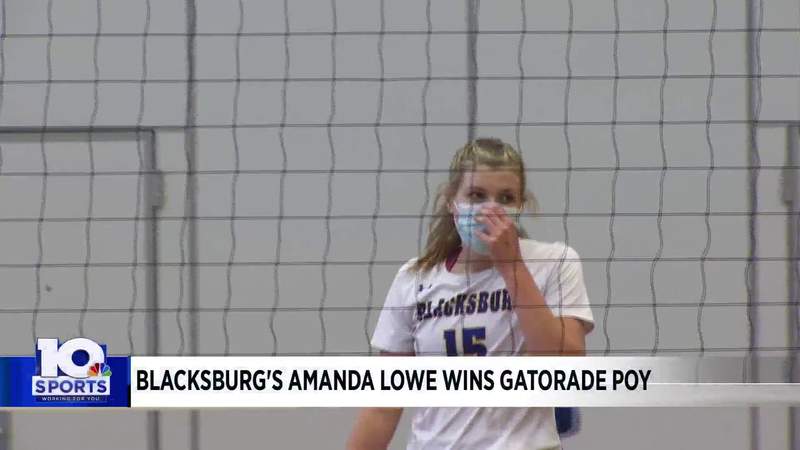 Blacksburg High School’s Amanda Lowe named Virginia Volleyball Gatorade POY