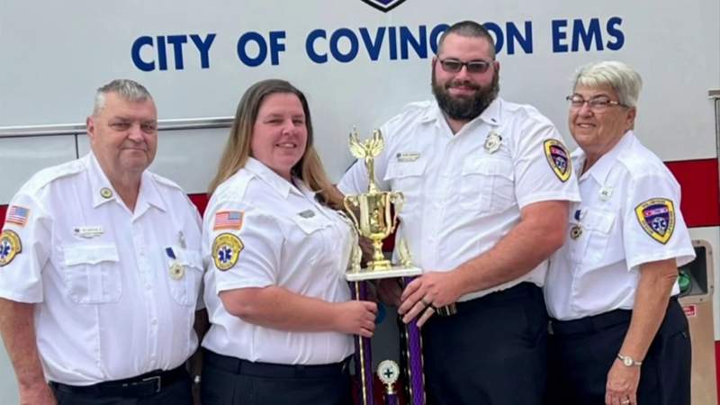 Saving lives is a family affair for Covington’s EMT state champions