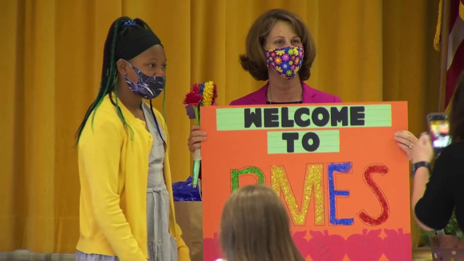 Virginia’s First Lady Pamela Northam visits Rocky Mount Elementary