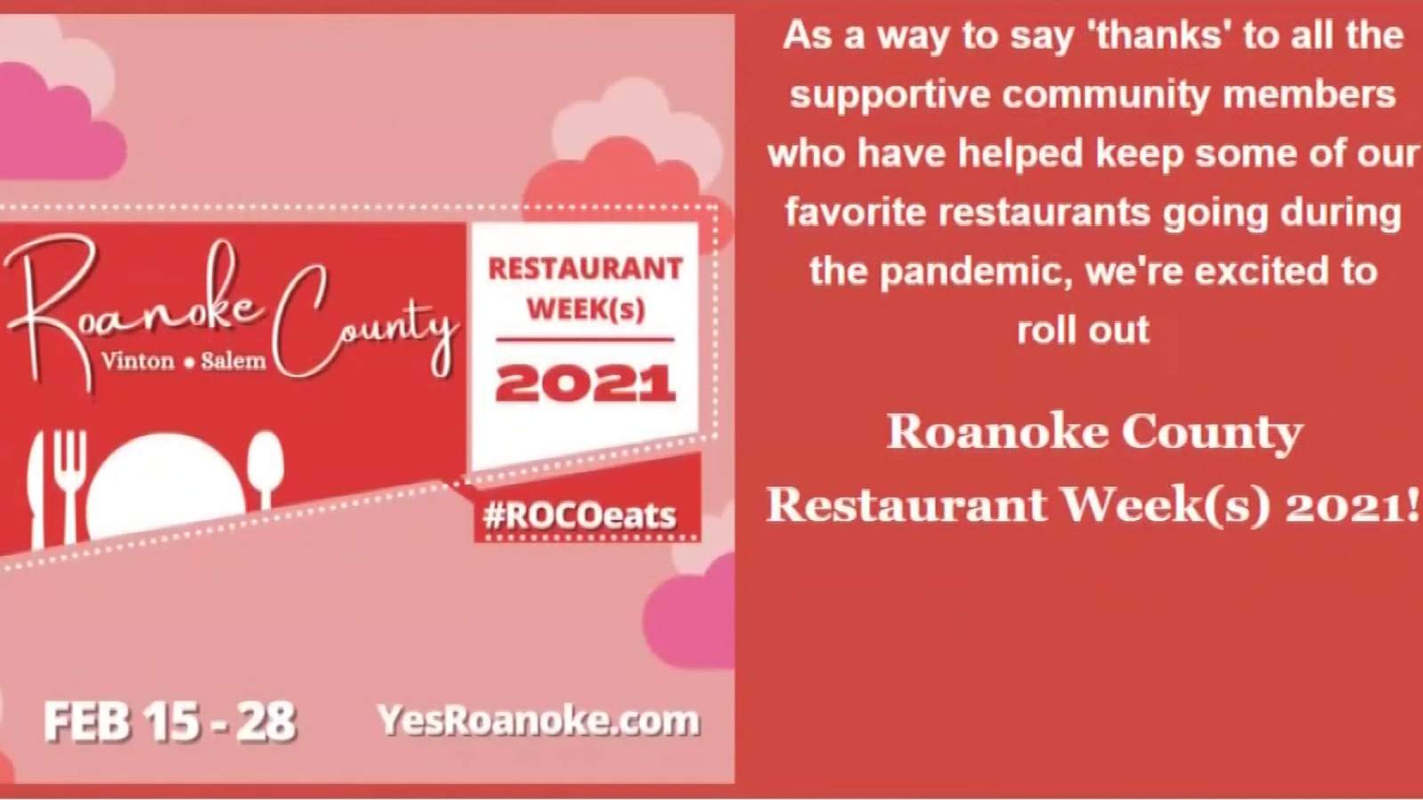 Roanoke County’s first-ever restaurant week is underway