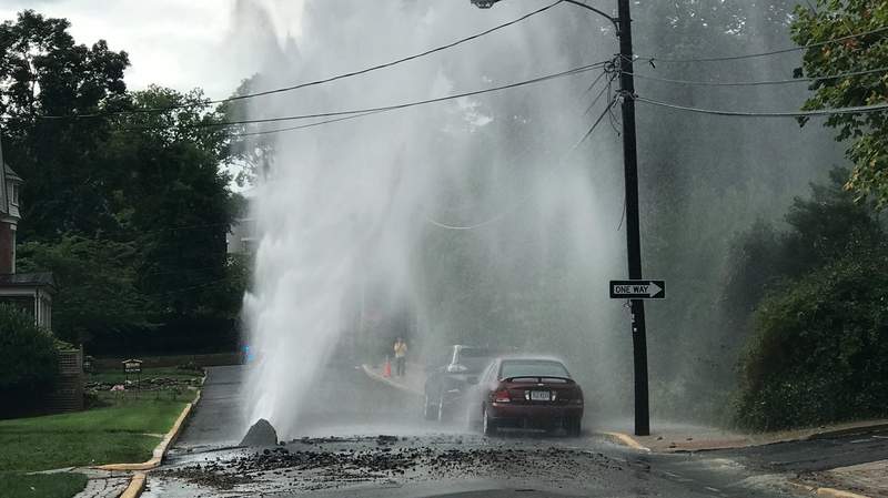 Section of Lee Ave closed in Lexington due to water main break