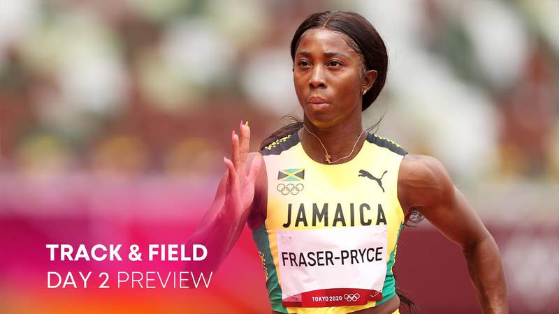 Track & Field Day 2: Fraser-Pryce pursues Olympic 100m title No. 3